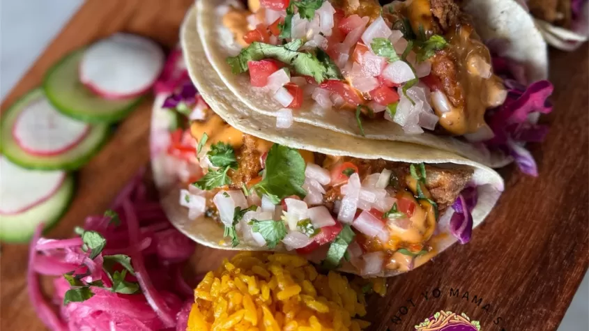 Not Yo Mama's food truck tacos